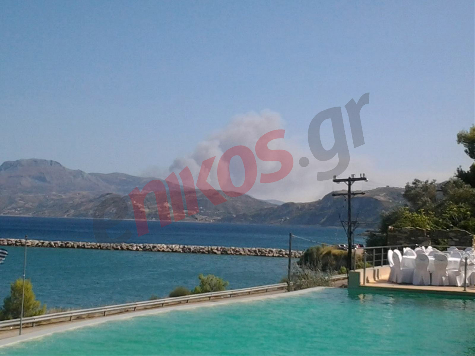 Τώρα-Φωτό από την Κύμη