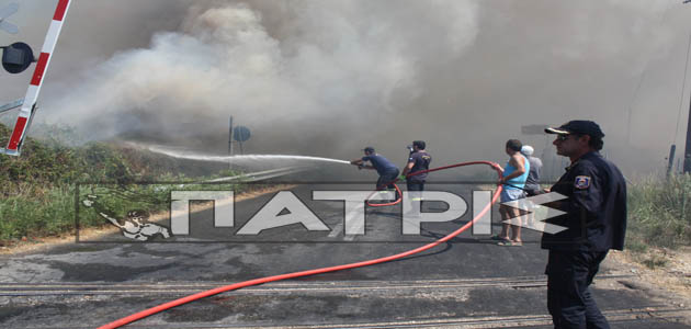 Πυρκαγιά σε καταυλισμό Ρομά
