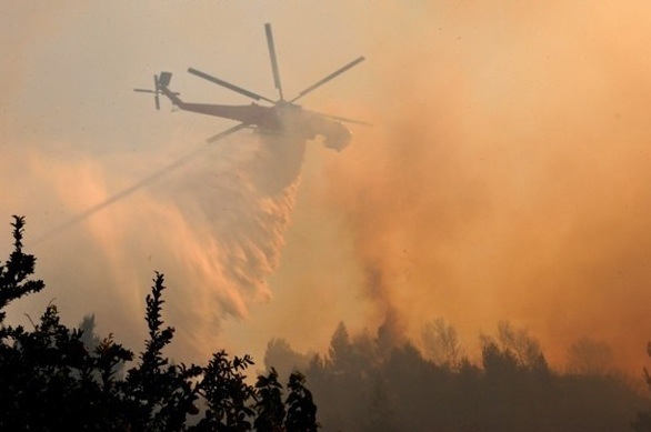Σέρβοι πυροσβέστες στο Άγιο Όρος
