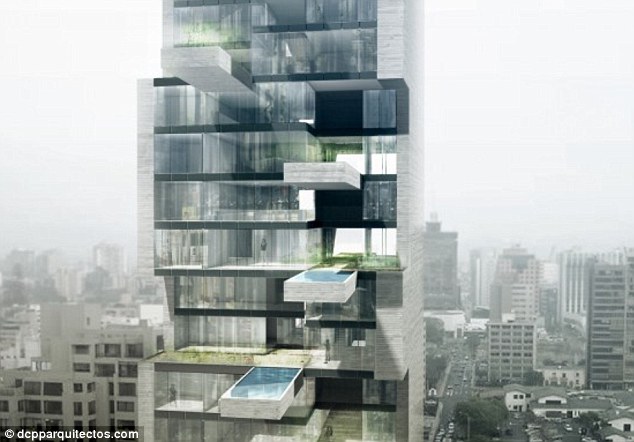 Από μία πισίνα σε κάθε όροφο!