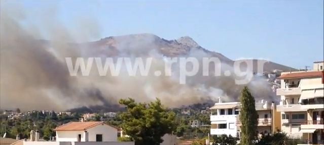Βίντεο-Η φωτιά στο Ν.Βουτζά