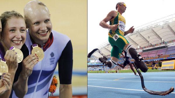 Η “καραφλή” ποδηλάτισσα