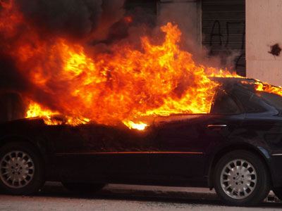 Κάηκε αυτοκίνητο στο Χαλάνδρι