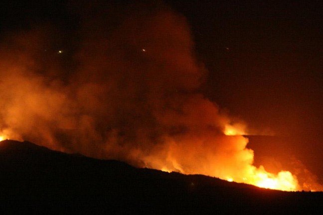 Πύρινη κόλαση στην Αρκαδία