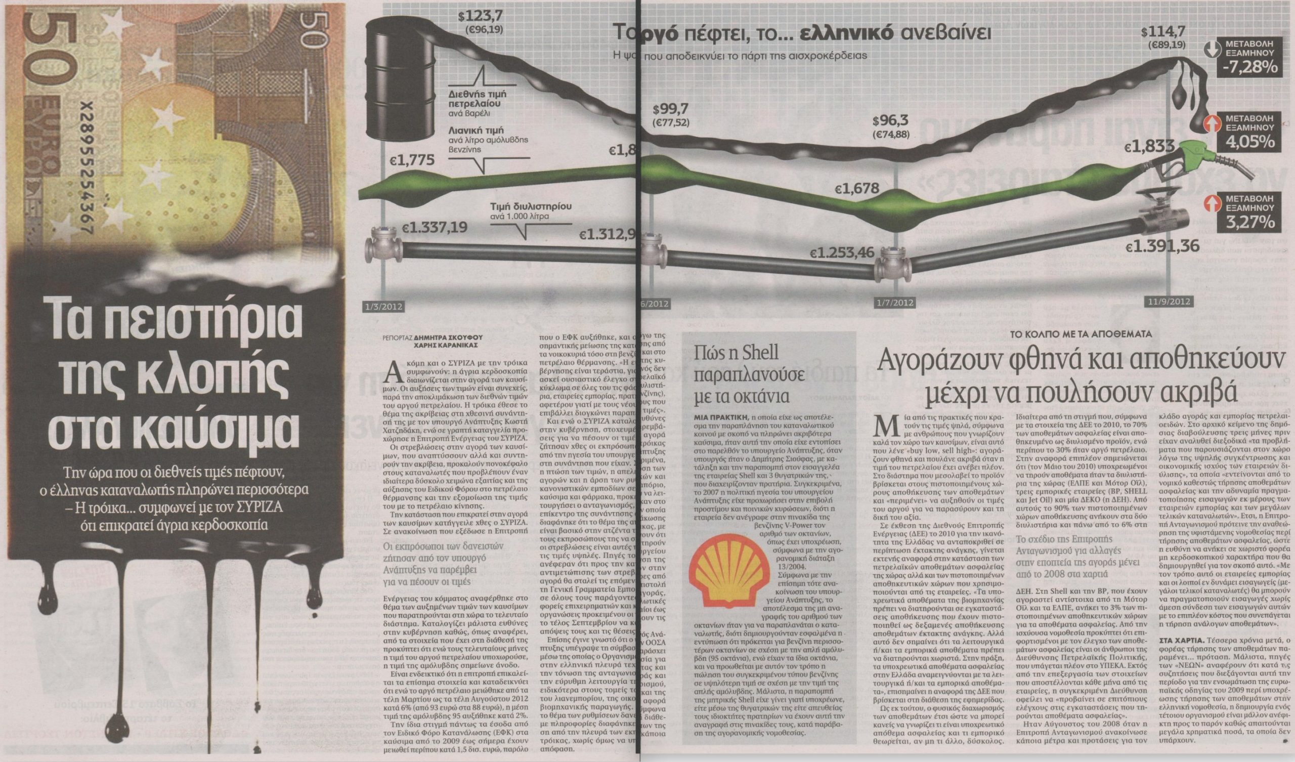 Η μεγάλη κλοπή με τα καύσιμα