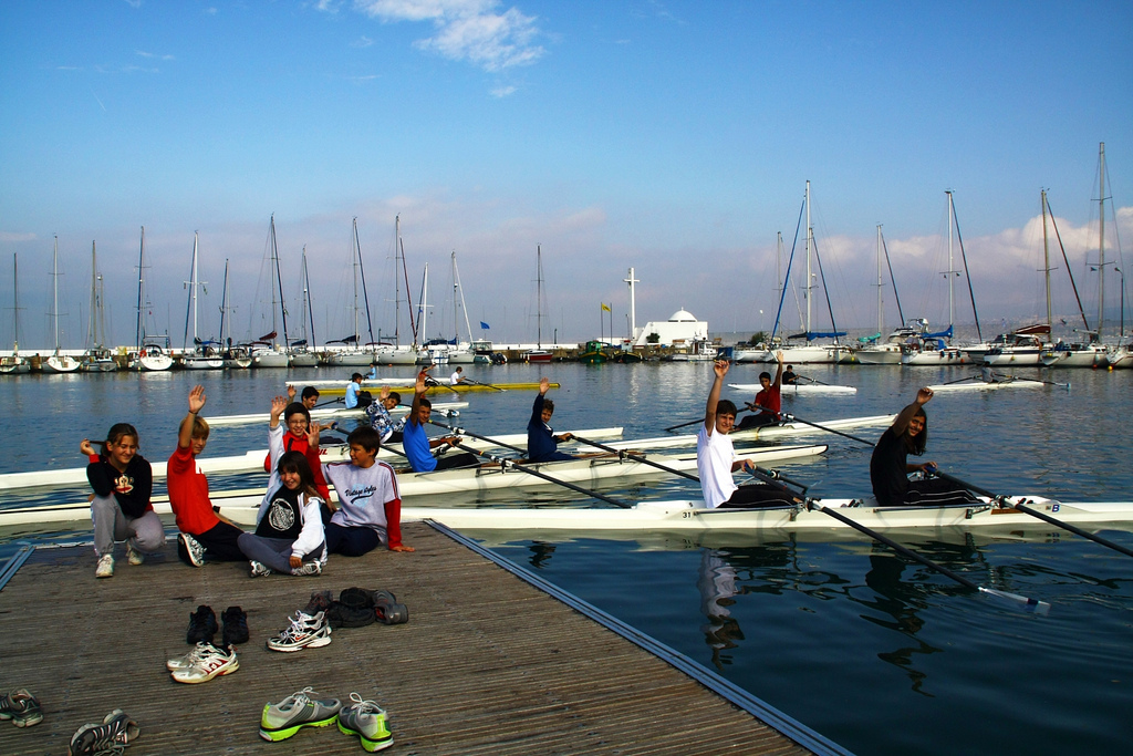 Κωπηλατώντας στον Θερμαϊκό