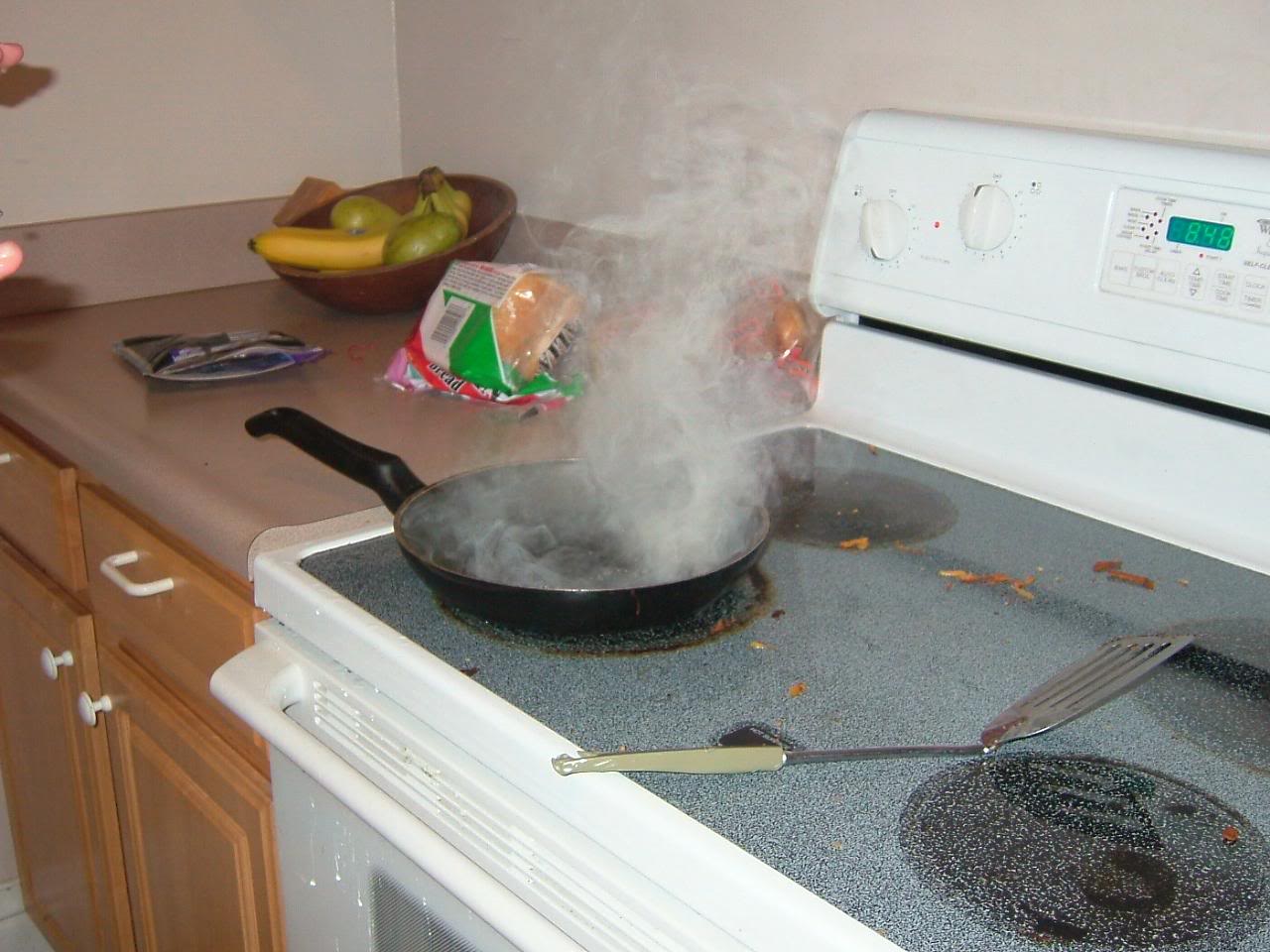 Πυρκαγιά από … τηγάνι