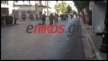 Βίντεο-Ένταση στην Ομόνοια