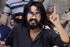 Υπό κράτηση Ινδός σκιτσογράφος