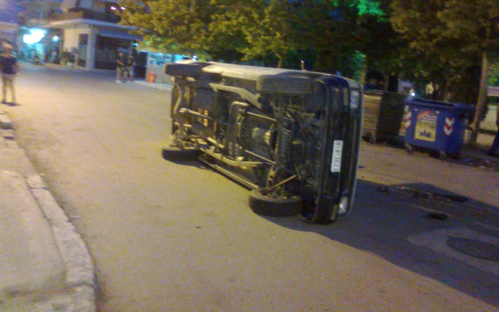 Άγρια επεισόδια στην Ανθήλη