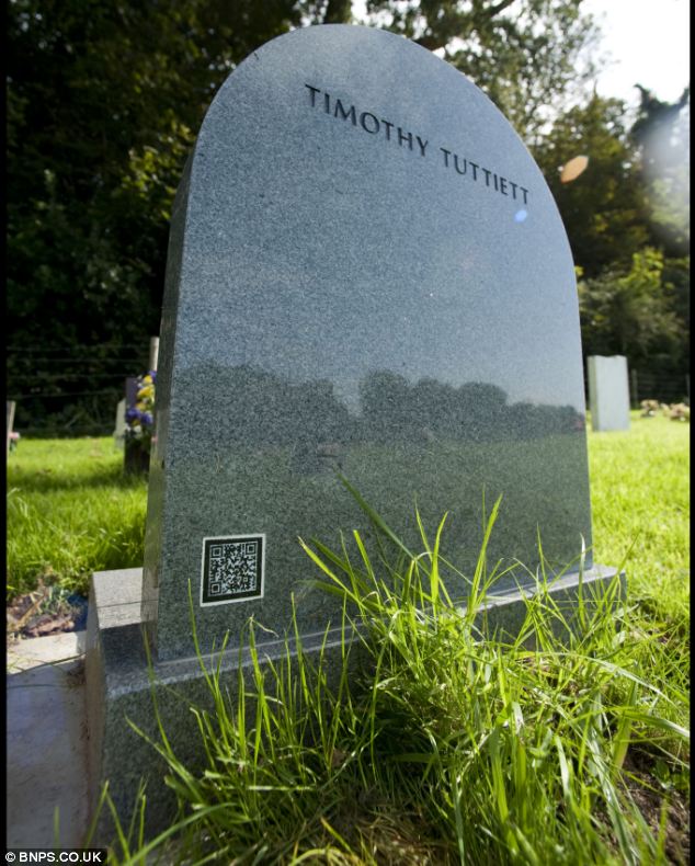 Barcode σε… ταφόπλακα