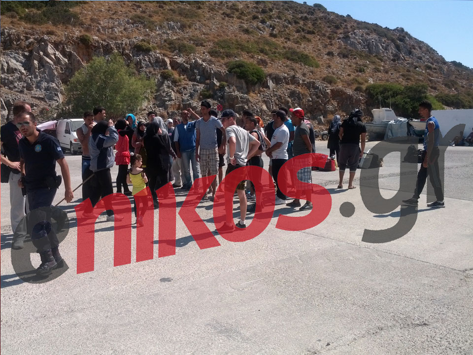 Αγαθονήσι:Στο λιμάνι κοιμήθηκαν 58 αλλοδαποί