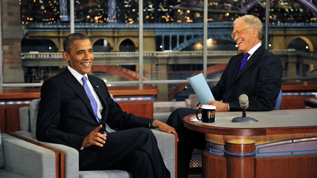 Ο Obama στον Letterman