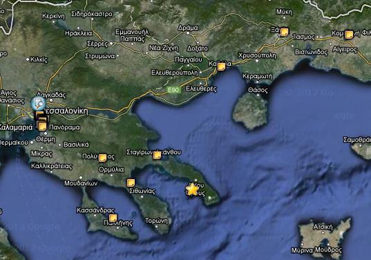 Σεισμική δόνηση στο Άγιο Όρος