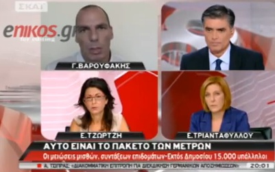 Βαρουφάκης: Τα μέτρα δεν θα λειτουργήσουν