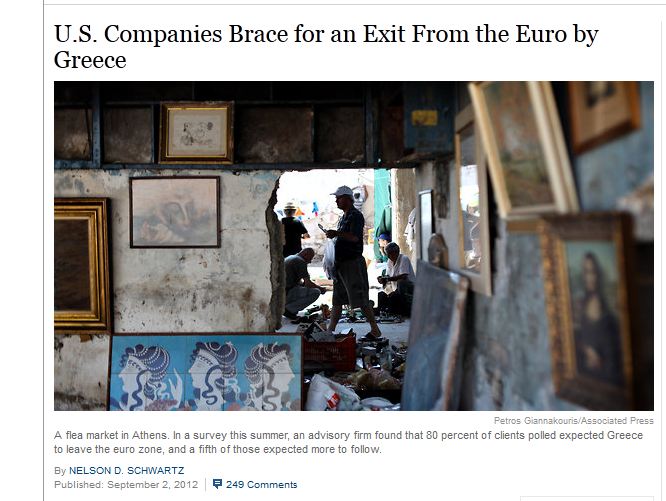 Ετοιμάζονται για έξοδο της Ελλάδας