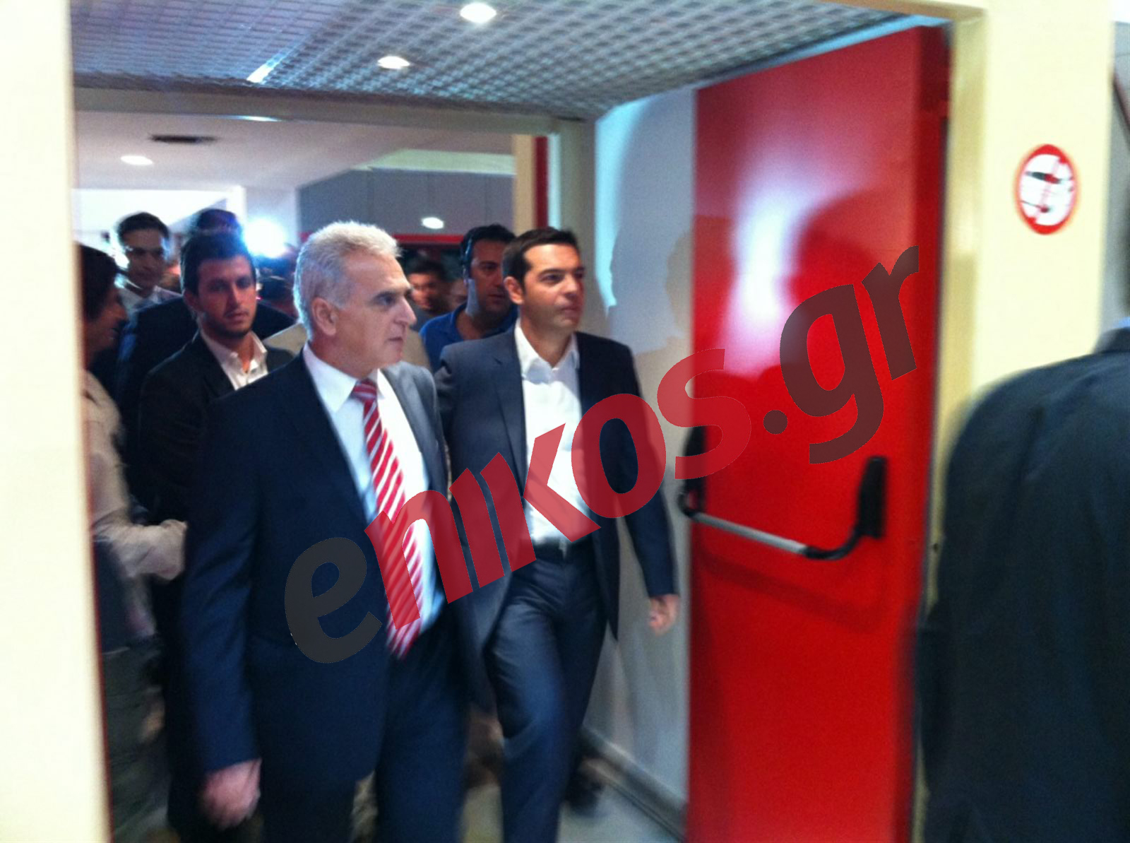 Η είσοδος του Τσίπρα στο Βελλίδειο