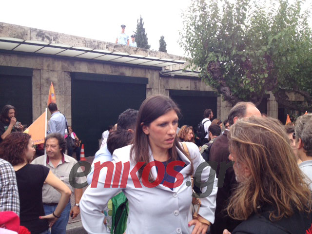 Βουλευτές του ΣΥΡΙΖΑ στις πορείες