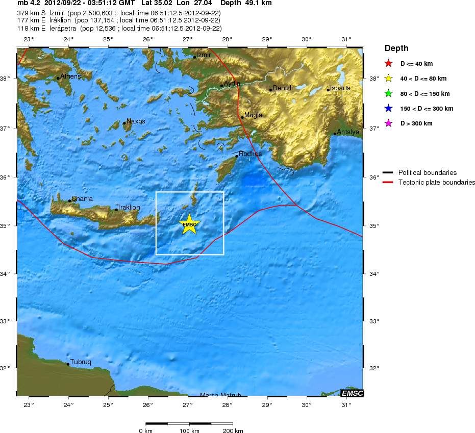 4 Ρίχτερ στην Κρήτη