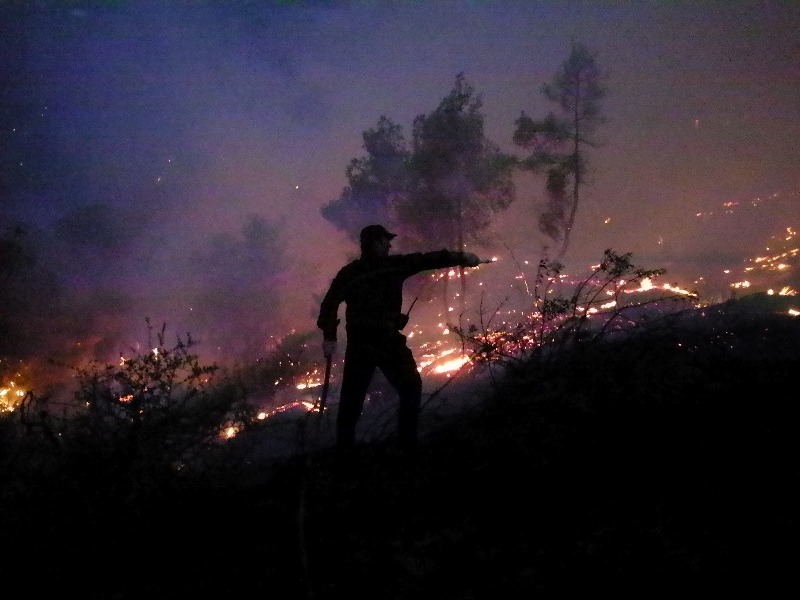 Σε ύφεση η φωτιά στο Σέιχ Σου