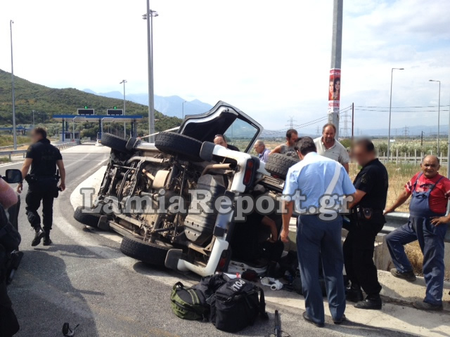 Ντεραπάρισε τζιπ της αστυνομίας