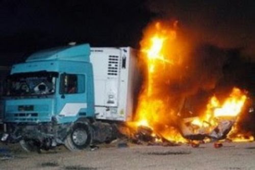 Πήρε φωτιά εν κινήσει