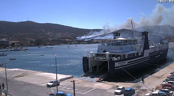 Απειλούνται σπίτια στην Κάρυστο