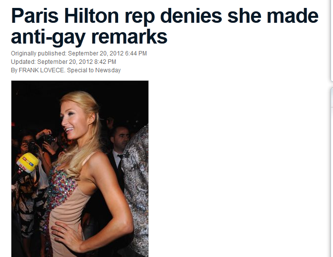 “Δεν έχω πρόβλημα με τους γκέι”