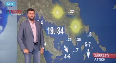 Ο καιρός του Σαββάτου