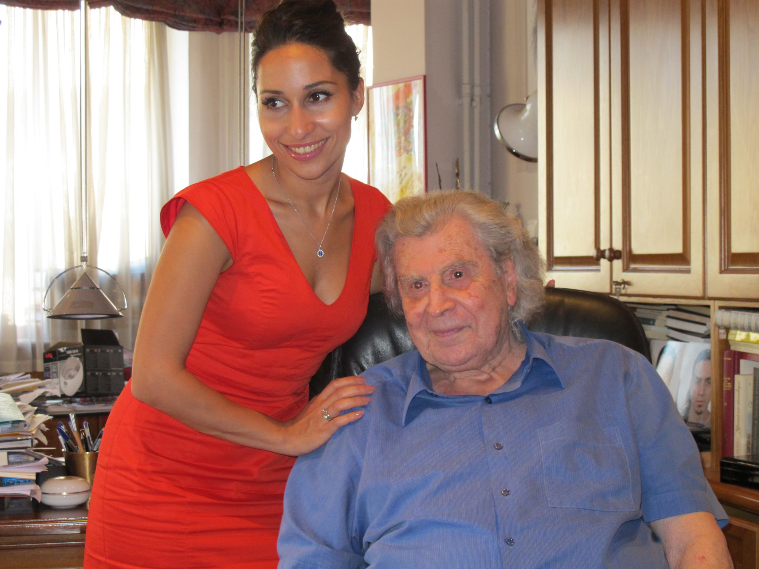 Η Svetlana Kasyan με τον Μίκη