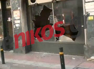 Τώρα-Ζημιές στο κέντρο της Αθήνας