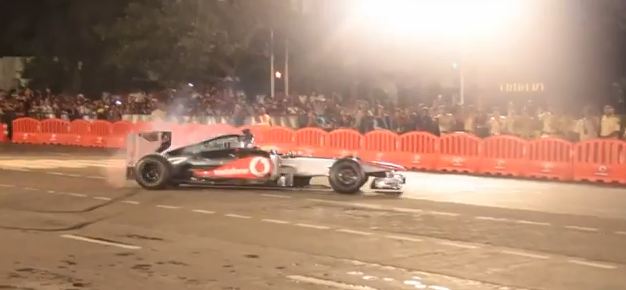 O Hamilton σε απίθανο drifting