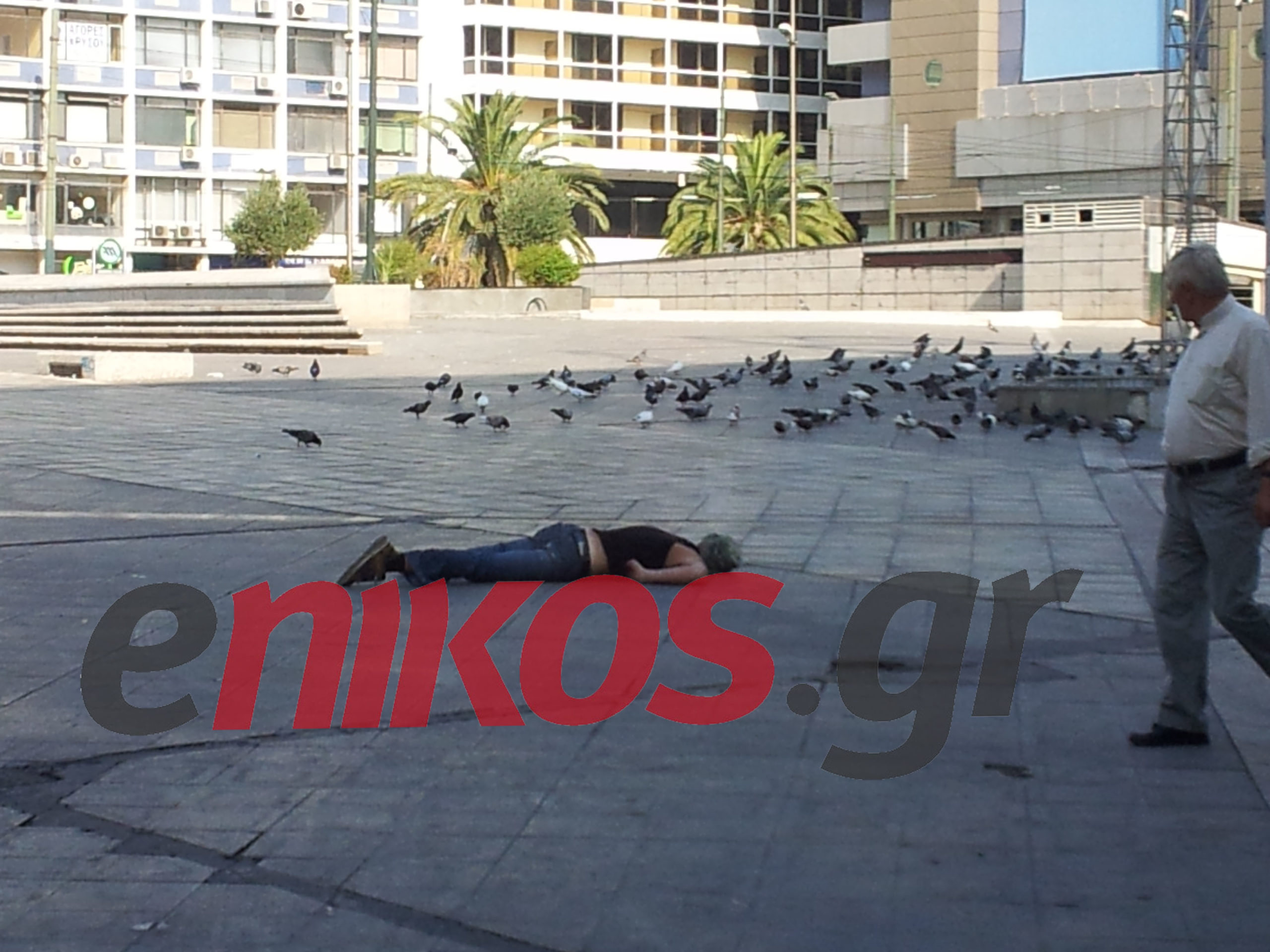 Φωτογραφία σοκ στο κέντρο της Αθήνας