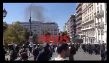 ΤΩΡΑ-Βίντεο από τα επεισόδια