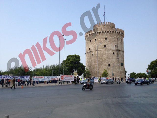 Οι ένστολοι στο Λευκό Πύργο