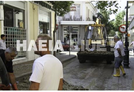 “Ποτάμι” στο κέντρο του Πύργου