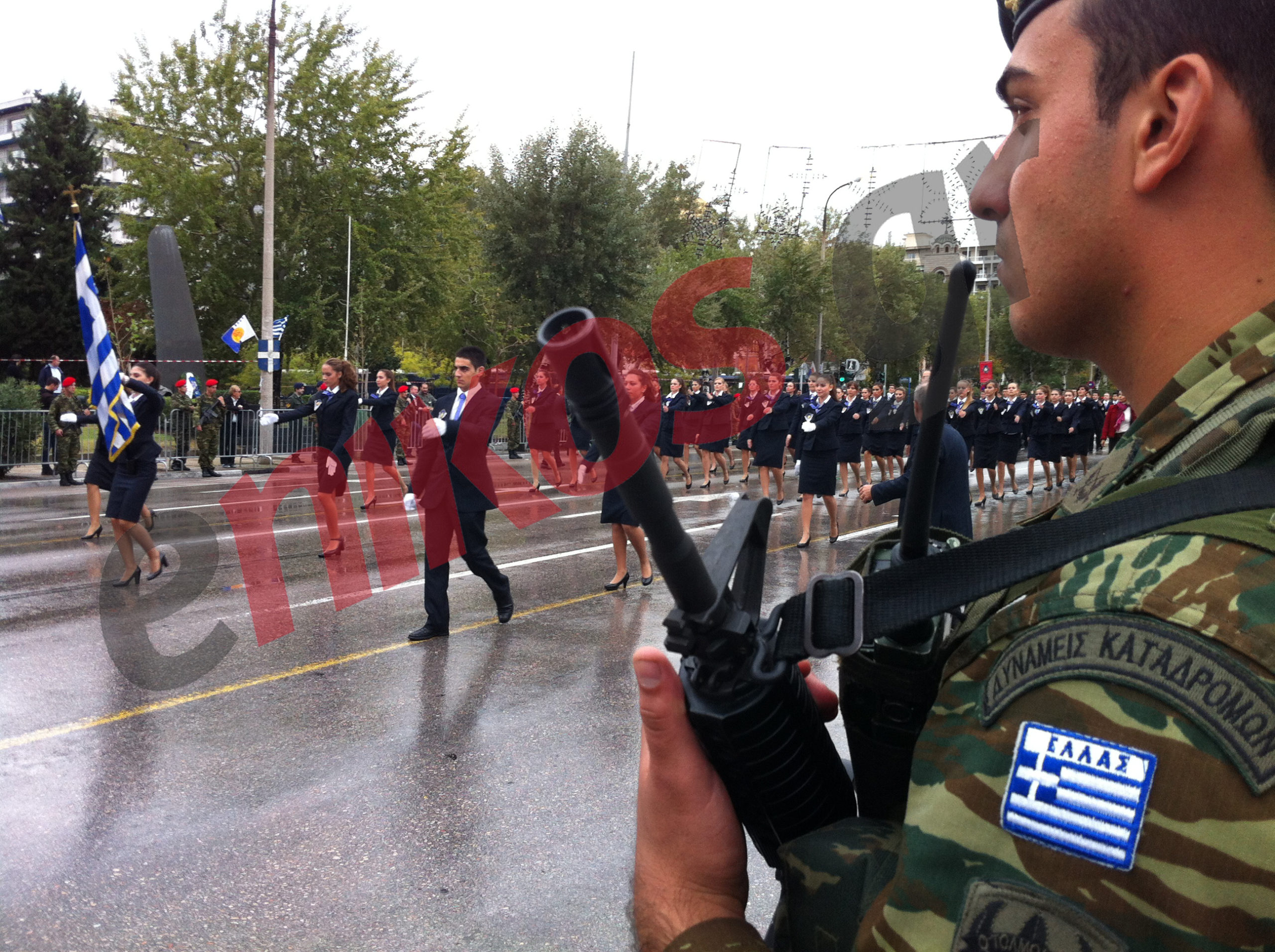 Παρέλαση: Η κάνη σε πρώτο πλάνο