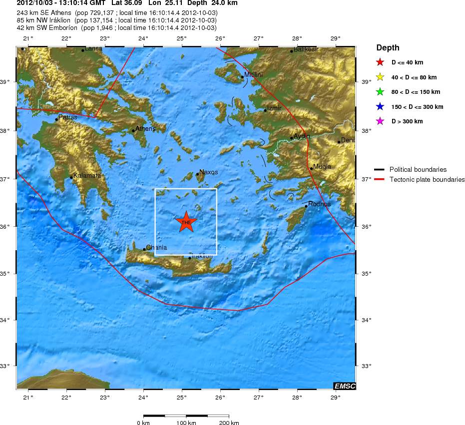 Σεισμική δόνηση 3,1R