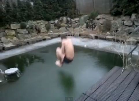 Ήθελε να σπάσει τον… πάγο