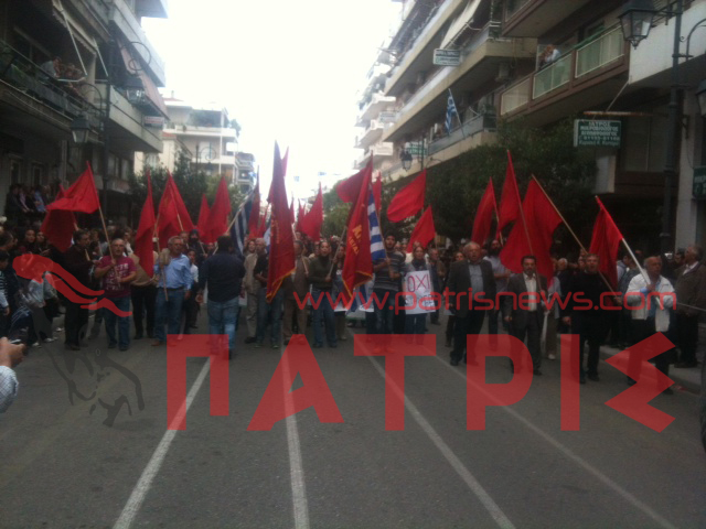 Πύργος: Παρέλασε το ΚΚΕ