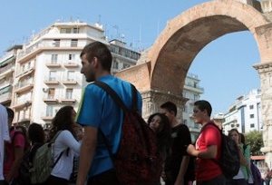 Πορεία μαθητών στη Θεσσαλονίκη