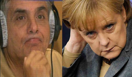 Ο Τράγκας σχολιάζει την άφιξη της Μέρκελ