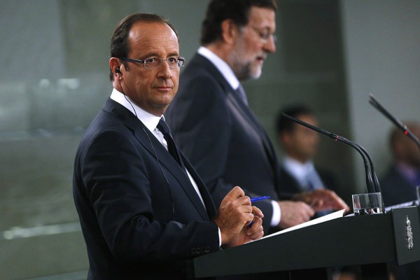 Τετ-α-τετ Hollande με Rajoy