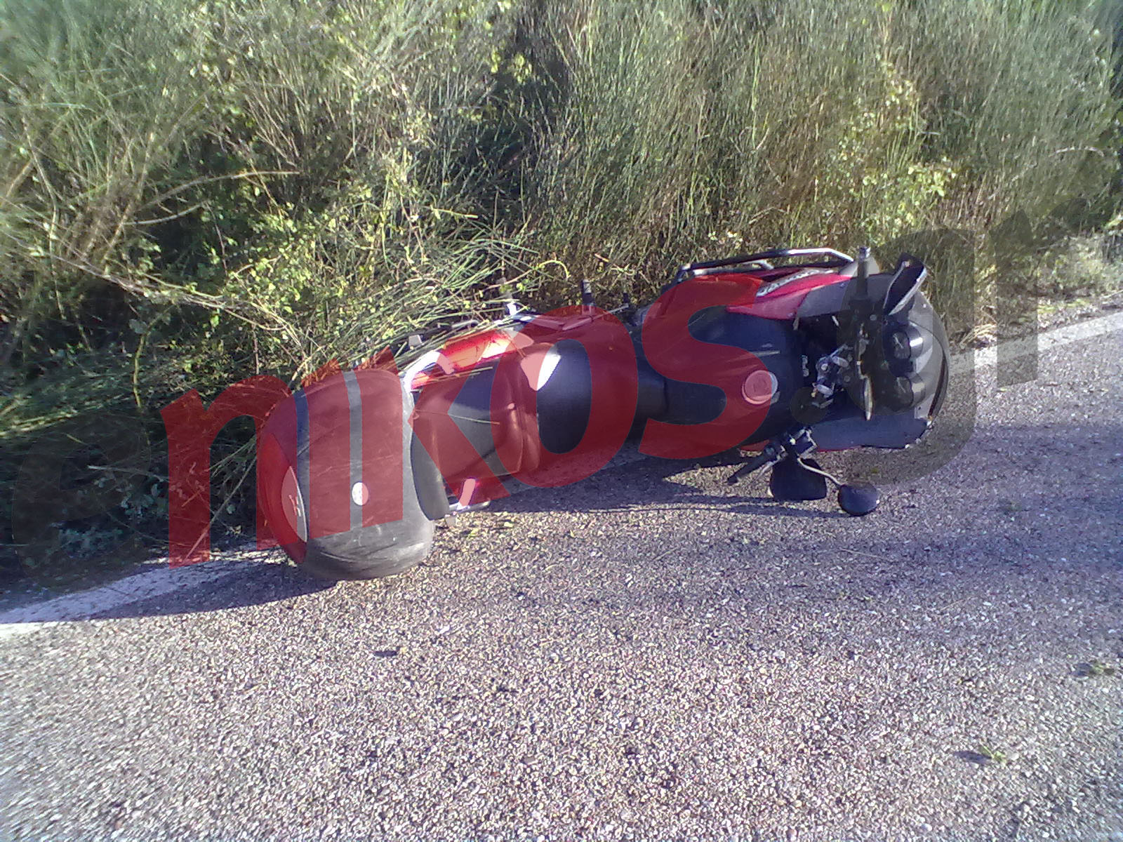 Τον έσωσε το κράνος