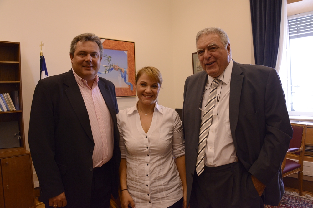 Συνάντηση Καμμένου- Σακέλλη