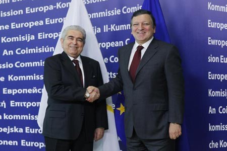 Ο Barroso στο εξοχικό του Χριστόφια