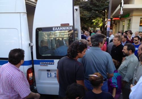 Κατέρρευσε διαδηλωτής στο Αγρίνιο