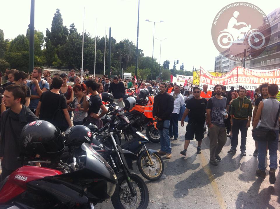 Και οι αγανακτισμένοι μοτοσυκλετιστές έδωσαν το “παρών”