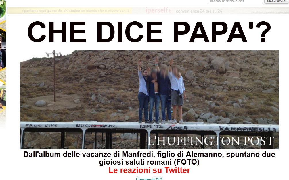 Σάλος από το ναζιστικό χαιρετισμό