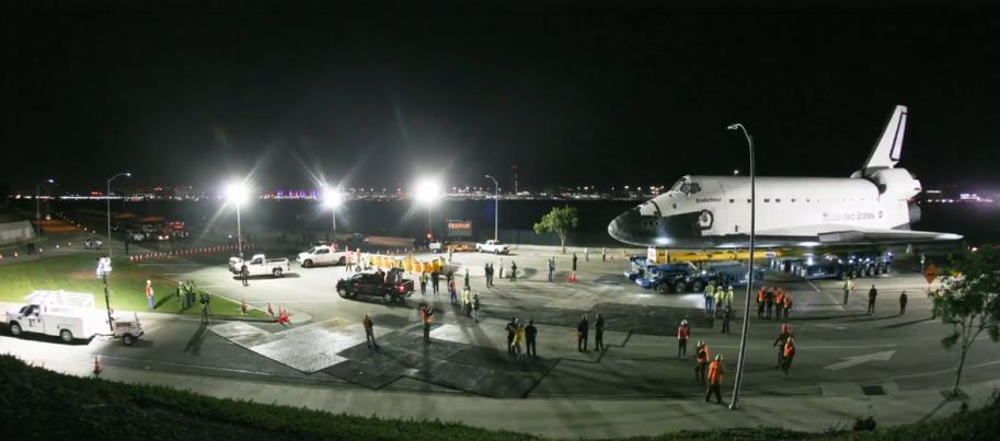 H επική άφιξη του Endeavour